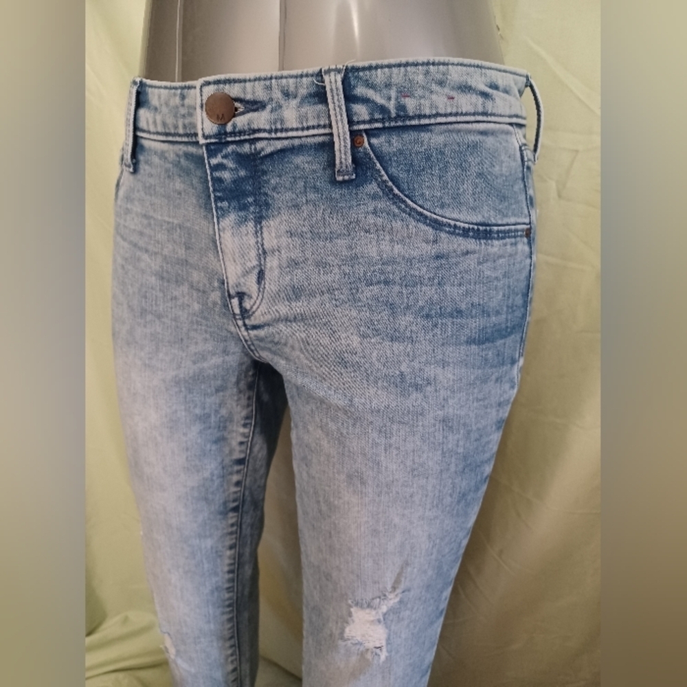 MOSSIMO DENIM Ripped Mid Rise Jegging Jeans - Picture 5 of 7